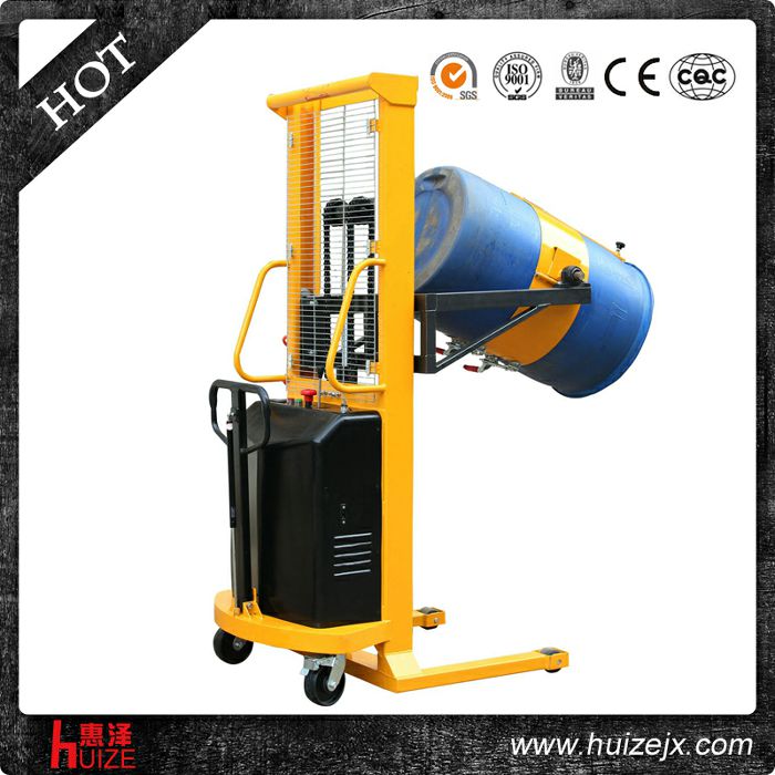 半電動多功能油桶車（單門架，夾塑桶）2