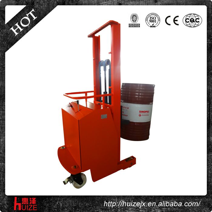 2半電動配重油桶車（無底腿，只堆垛，不翻轉(zhuǎn)）